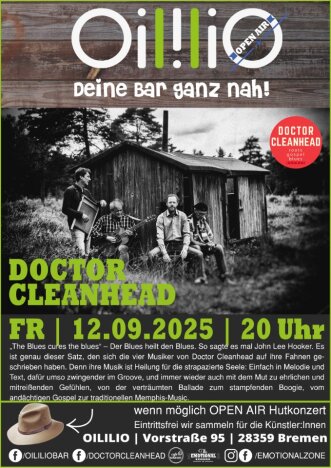 Livemusik: Doctor Cleanhead