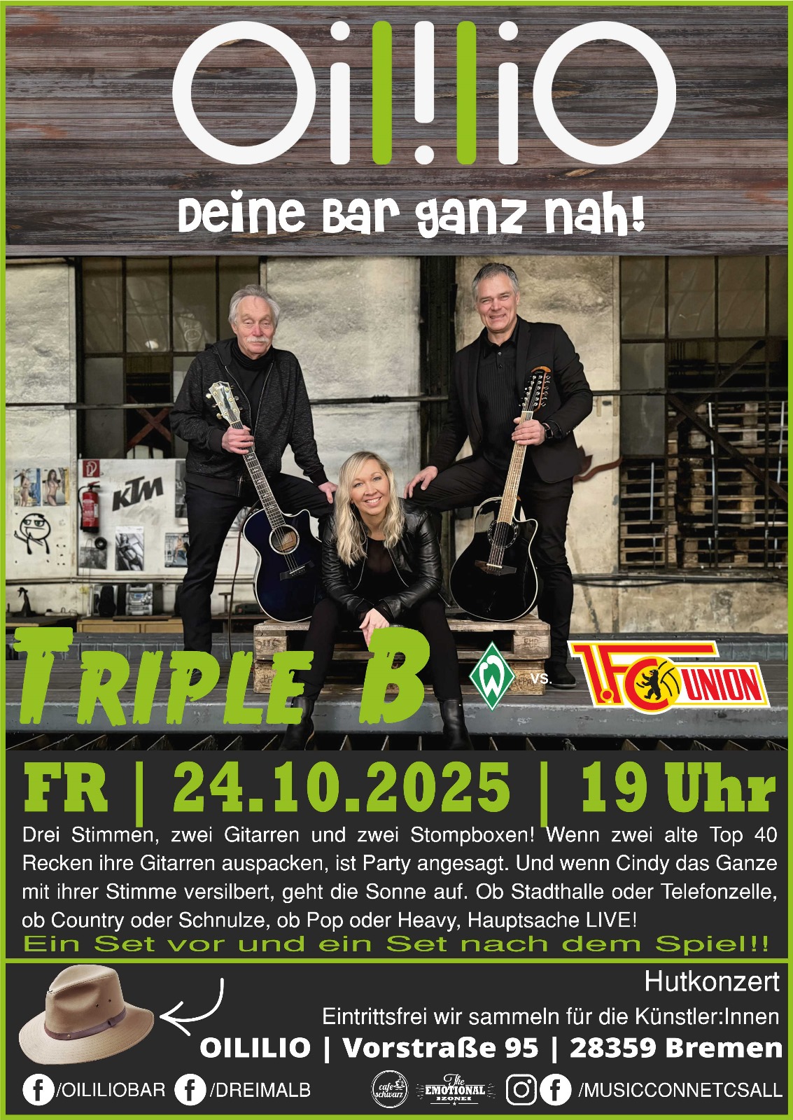 Livemusik: TRIPLE B