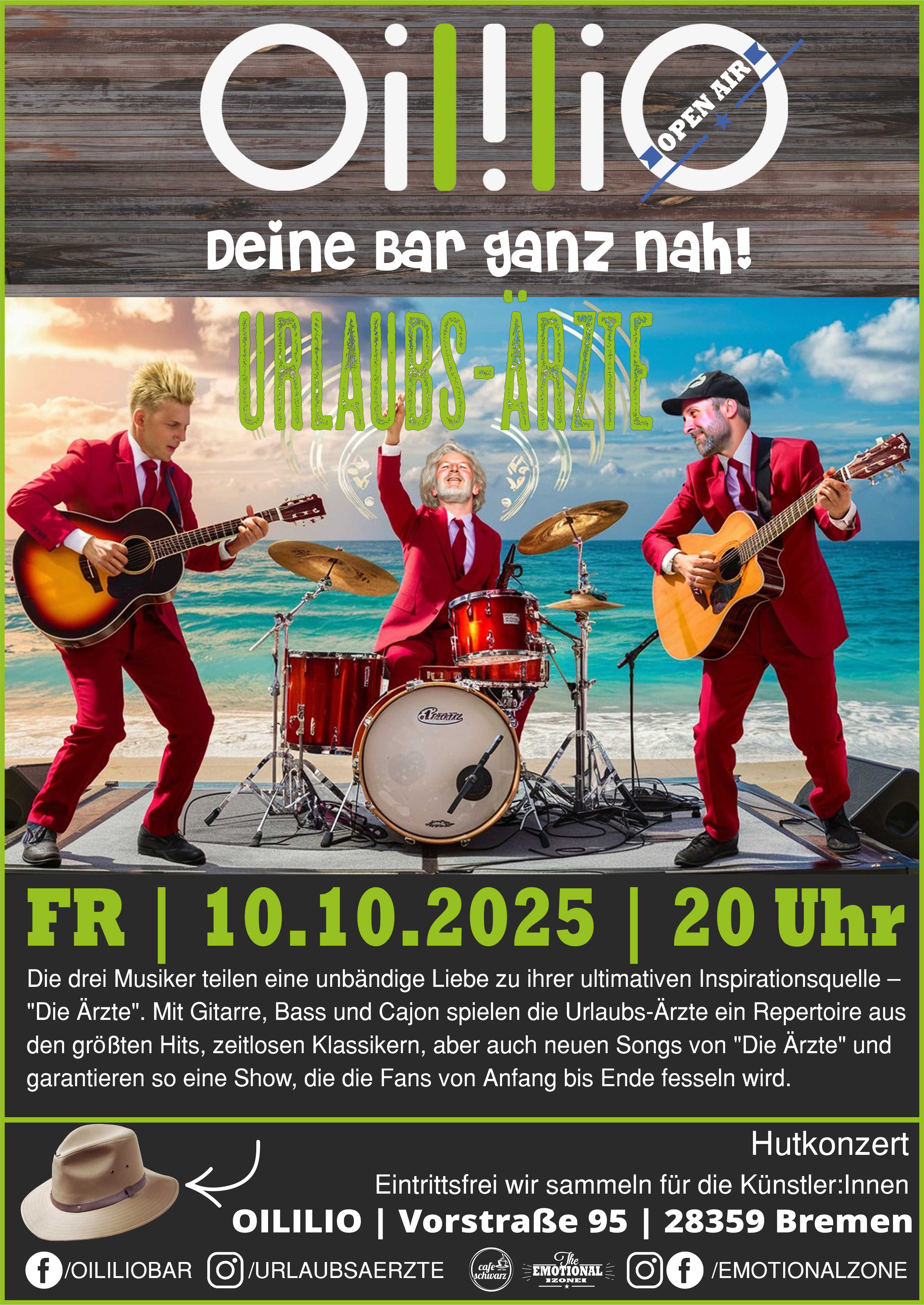 Livemusik: Urlaubs Ärzte