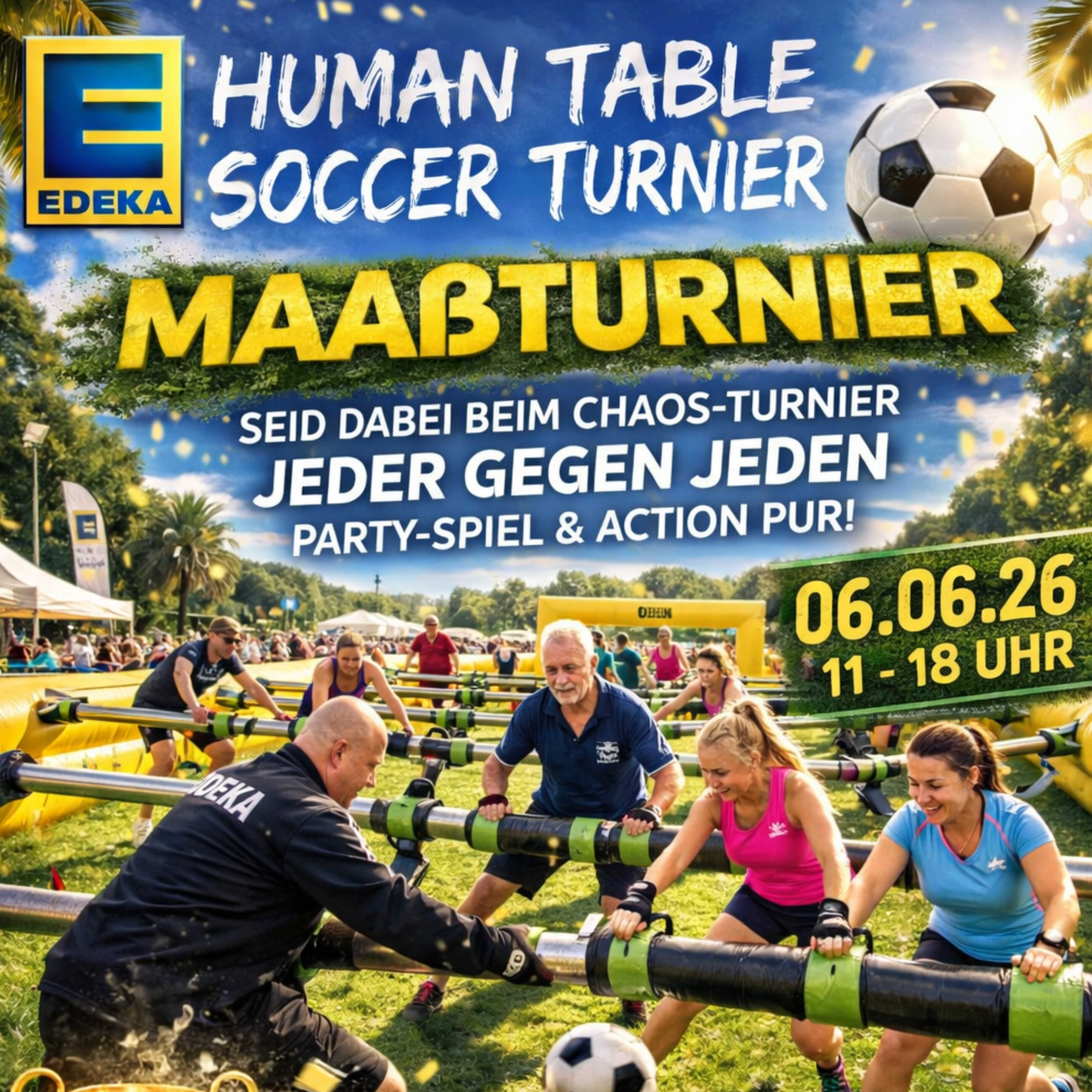 EDEKA Maaß Human Table Soccer Turnier 2026
