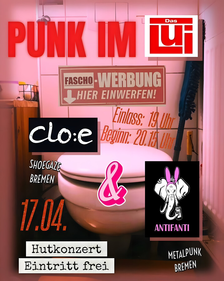 clo:e x Antifanti Live im Lui | Shoegaze | Metal-Punk