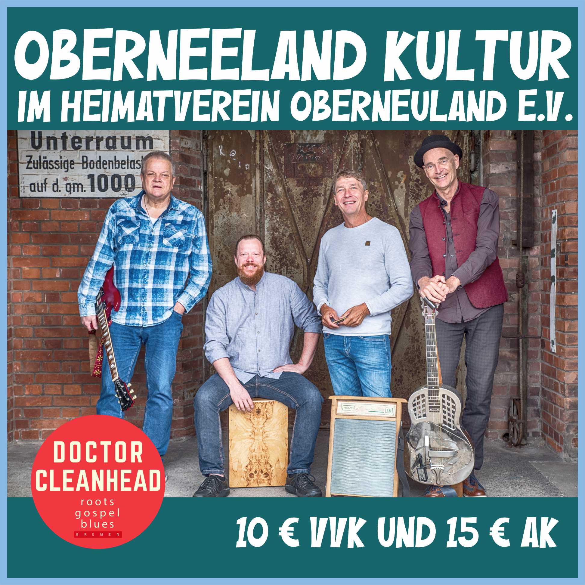 Oberneeland Kultur mit DOCTOR CLEANHEAD