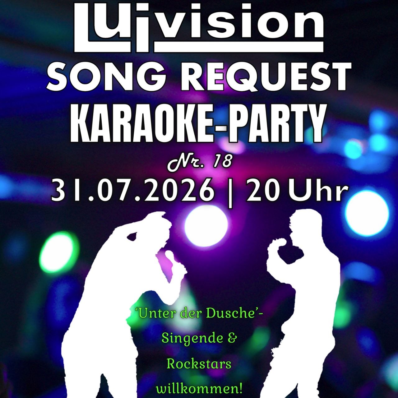 Karaoke Party im Lui: Luivision Song Request Vol. 18