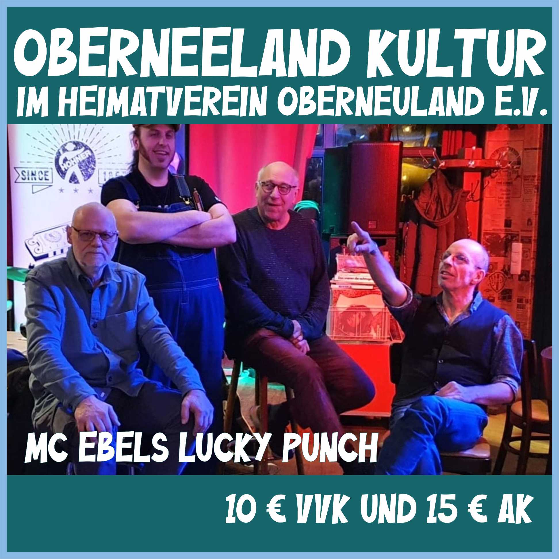 Oberneeland Kultur mit McEBELS LUCKY PUNCH
